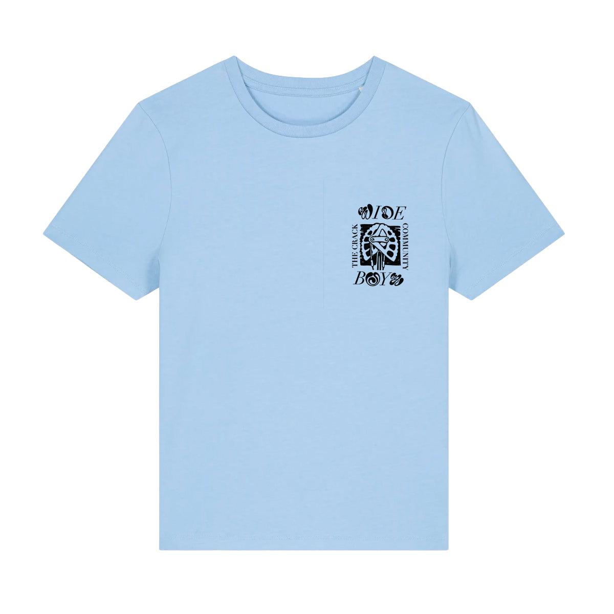Women's Flower Fist T-shirt, Blue