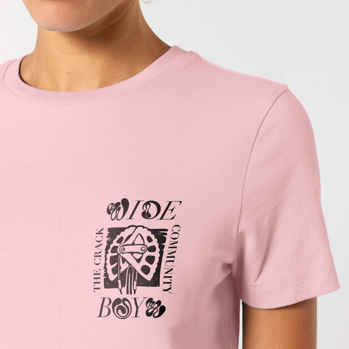 Women's Flower Fist T-shirt, Pink